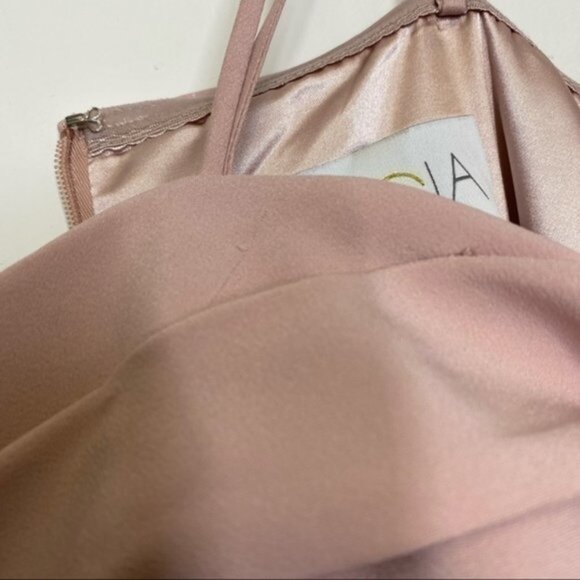 Theia Eva - Rose Bridesmaids Dress Women Size‎ 12 - Picture 6 of 8